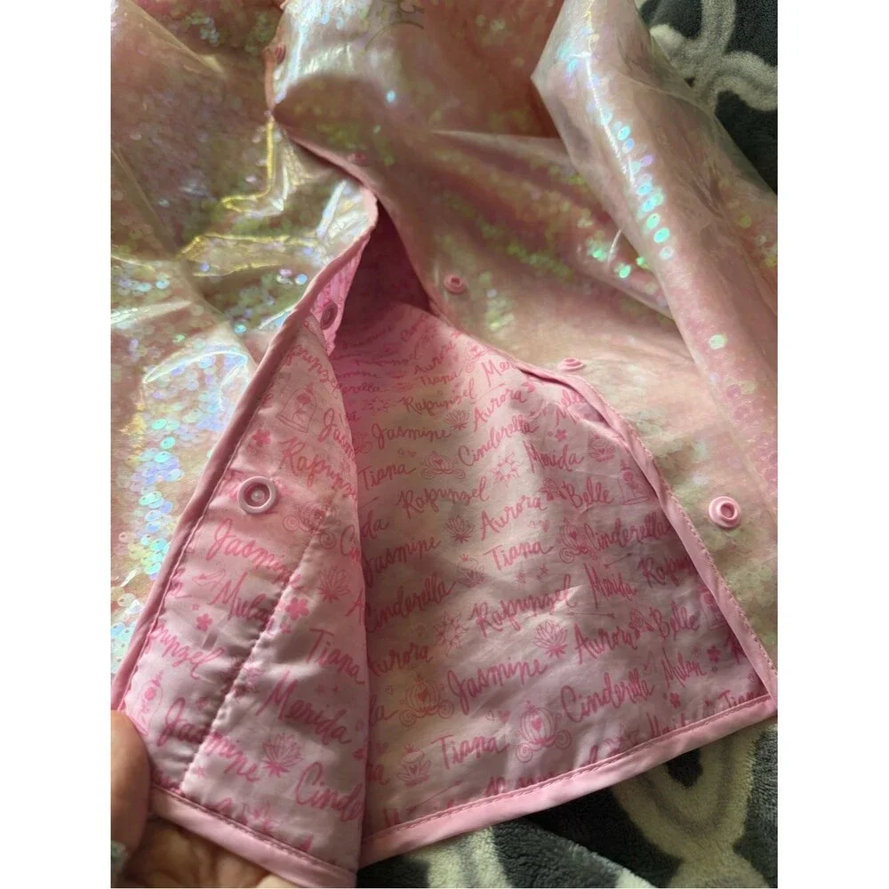 Disney Pink Princess Name-Print Fabric